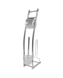 RIDDER 3-in-1 Stand-WC-Garnitur Fabio Chrom Glänzend