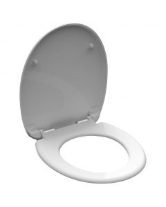 SCHÜTTE Toilettensitz mit Absenkautomatik WHITE Duroplast