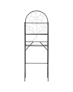 Toilettenregal Schwarz 60x33x174 cm