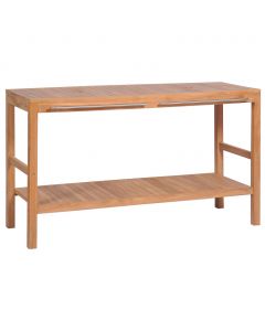 Waschtischunterschrank Massivholz Teak 132x45x75 cm