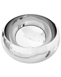 Waschbecken 40 x 15 cm Keramik Silbern
