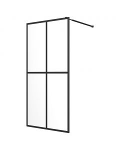 Duschwand für Walk-in Dusche Klares Sicherheitsglas 90x195 cm