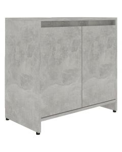 Badezimmerschrank Betongrau 60x33x61 cm Holzwerkstoff