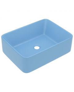 Luxus-Waschbecken Matt Hellblau 41x30x12 cm Keramik