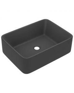 Luxus-Waschbecken Matt Dunkelgrau 41x30x12 cm Keramik