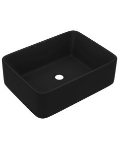Luxus-Waschbecken Matt Schwarz 41x30x12 cm Keramik