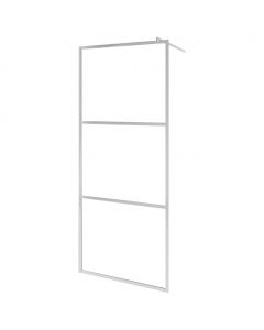 Duschwand für Begehbare Dusche mit Klarem ESG-Glas 140x195 cm