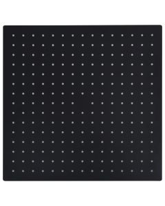 Regenbrause Edelstahl 40x40 cm Quadrat Schwarz