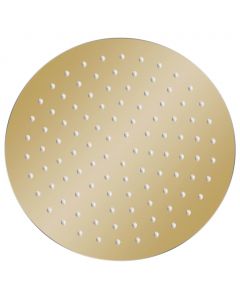 Regenbrause Edelstahl 25 cm Rund Golden