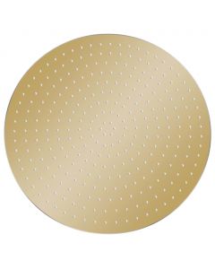 Regenbrause Edelstahl 40 cm Rund Golden
