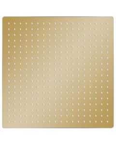 Regenbrause Edelstahl 50x50 cm Quadrat Golden