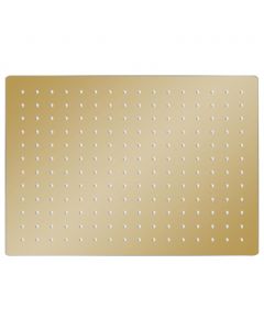 Regenbrause Edelstahl 40x30 cm Rechteckig Golden
