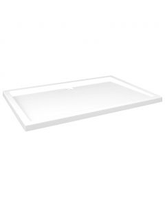 Duschtasse ABS Rechteckig Weiß 80x120 cm
