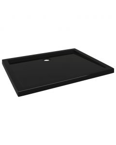 Duschtasse ABS Rechteckig Schwarz 80x100 cm