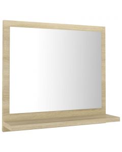 Badspiegel Sonoma-Eiche 40x10,5x37 cm Holzwerkstoff