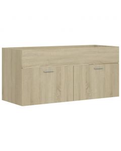 Waschbeckenunterschrank Sonoma-Eiche 100x38,5x46cm