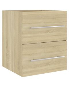Waschbeckenunterschrank Sonoma-Eiche 41x38,5x48cm Holzwerkstoff