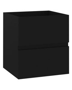 Waschbeckenunterschrank Schwarz 41x38,5x45 cm Holzwerkstoff