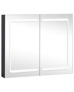 LED-Spiegelschrank fürs Bad 80x12,2x68 cm