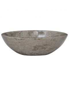 Waschbecken Grau 53x40x15 cm Marmor