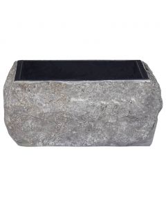 Waschbecken Schwarz 30x30x13 cm Marmor