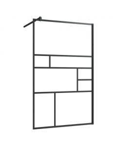 Duschwand für Begehbare Dusche mit Klarem ESG Glas 100x195 cm