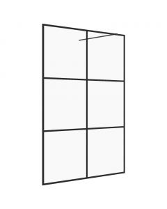 Duschwand für Begehbare Dusche mit Klarem ESG-Glas 140x195 cm
