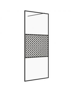 Duschwand für Begehbare Dusche mit Klarem ESG Glas 80x195 cm