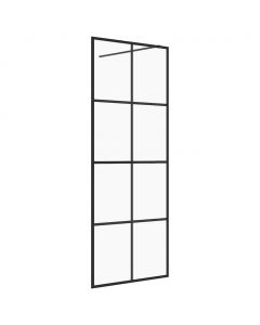 Duschwand für Begehbare Dusche mit Klarem ESG Glas 80x195 cm
