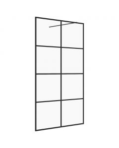 Duschwand für Begehbare Dusche mit Klarem ESG Glas 100x195 cm
