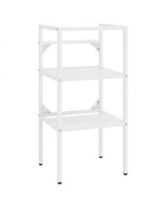 Badezimmer Waschtischgestell Weiß 40x38x83 cm Eisen