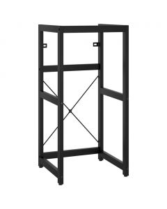 Badezimmer Waschtischgestell Schwarz 40x38x83 cm Eisen