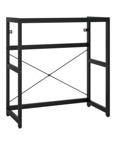 Badezimmer Waschtischgestell Schwarz 79x38x83 cm Eisen