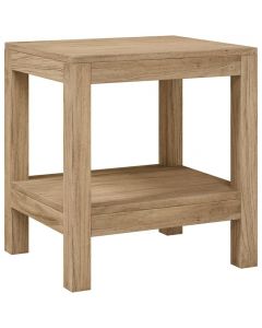 Badezimmer-Beistelltisch 45x35x45 cm Massivholz Teak