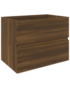 Waschbeckenunterschrank Eichen-Optik 60x38,5x45cm Holzwerkstoff