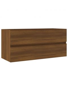 Waschbeckenunterschrank Eiche-Optik 100x38,5x45cm Holzwerkstoff