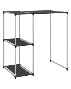 Waschmaschinenregal Schwarz 87x55x90,5 cm Eisen