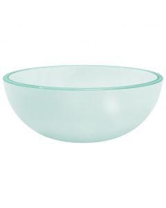 Waschbecken Hartglas 30x12 cm Matt