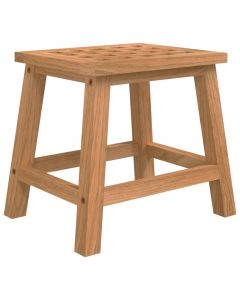 Tritthocker 29x22,5x25,5 cm Massivholz Nussbaum