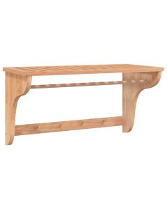 Handtuchhalter 60x30x35 cm Massivholz Nussbaum