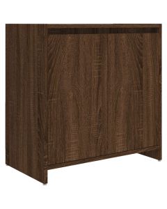 Badschrank Braun Eichen-Optik 60x33x61 cm Holzwerkstoff