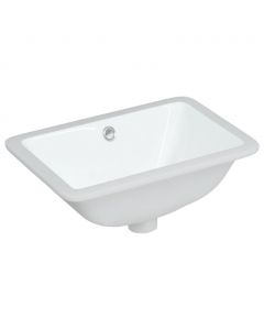 Waschbecken Weiß 41,5x26x18,5 cm Rechteckig Keramik