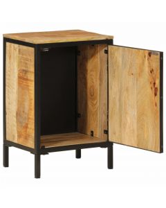 Badschrank 40x30x60 cm Massivholz Mango und Eisen