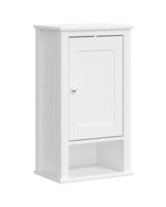 Bad-Wandschrank BERG Weiß 40x27x71,5 cm Massivholz Kiefer