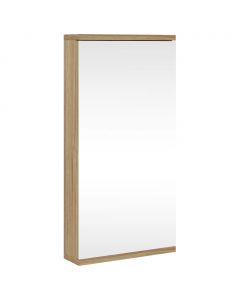 Eck-Spiegelschrank Eichen-Optik 30x24x60 cm