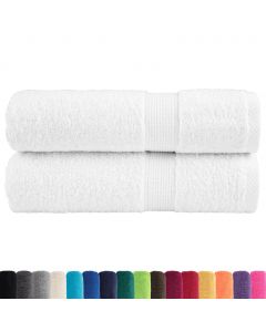 Premium-Handtücher SOLUND 2 Stk. Weiß 50x100cm 600 g/m²