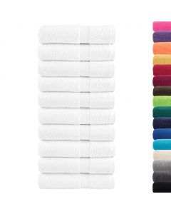 Premium-Duschtücher SOLUND 10 Stk. Weiß 70x140 cm 600 g/m²