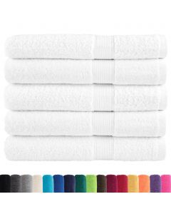 Premium-Saunatücher SOLUND 25 Stk Weiß 80x200 cm 600 g/m²