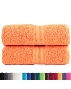 Premium-Seiftücher SOLUND 2 Stk. Orange 30x30 cm 600 g/m²