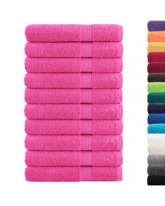 Premium-Saunatücher SOLUND 10 Stk. Rosa 80x200 cm 600 g/m²